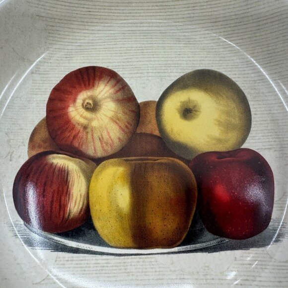JOHN DERIAN x TARGET Stoneware Pie Plate Dish with Apple Print, 10" / New - Picture 7 of 11